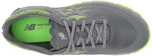 New Balance 530 Mens New Balance Men's Minimus Tour Waterproof Spiked Comfort Golf Shoe, Dark Grey/Green, 14 2E 2E US