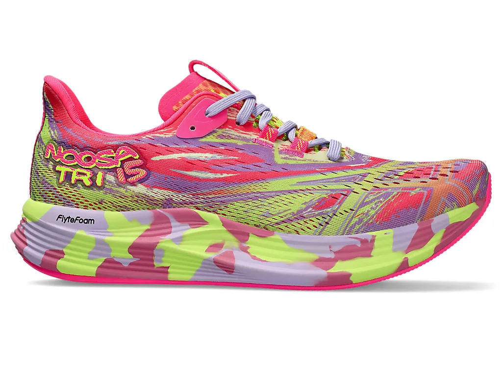 Asics Women's NOOSA TRI 15 Running Shoes in Hot Pink/Safety Yellow Running Shooes
