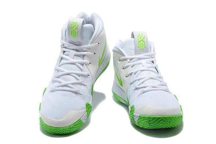 Nike Kyrie 4 White Green Men Basketball Shoes !!! CYBER MONDAY SALE !!! Saucony Vs Asics Walking