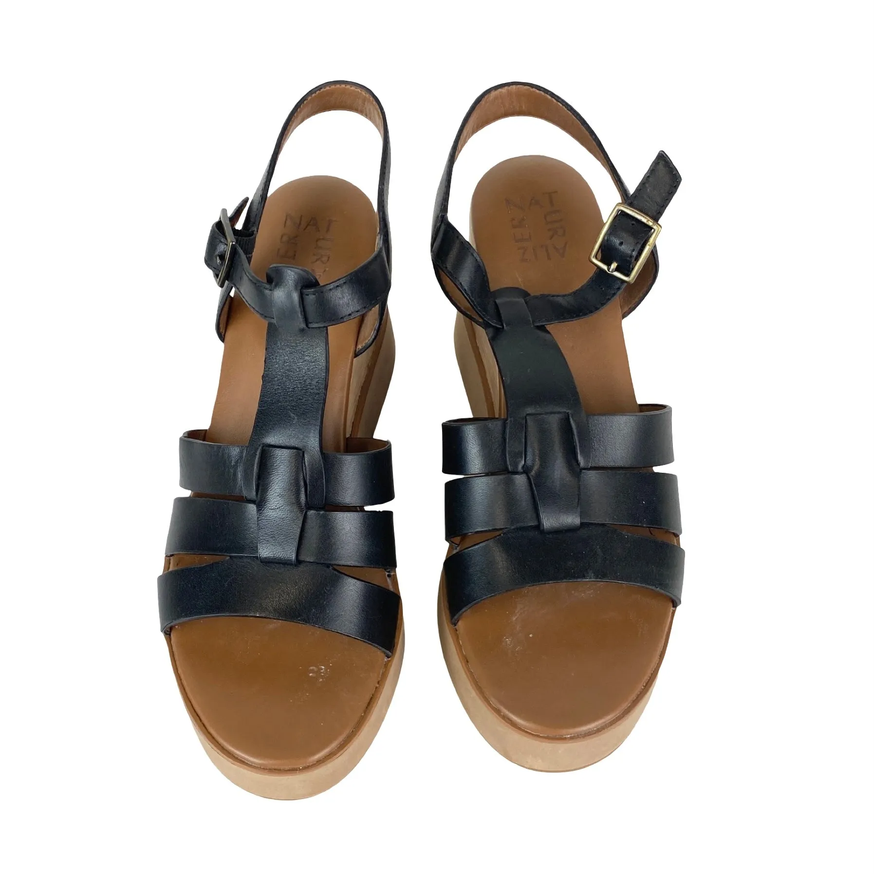 Naturalizer Wedge Platform Sandals Branded Sandals