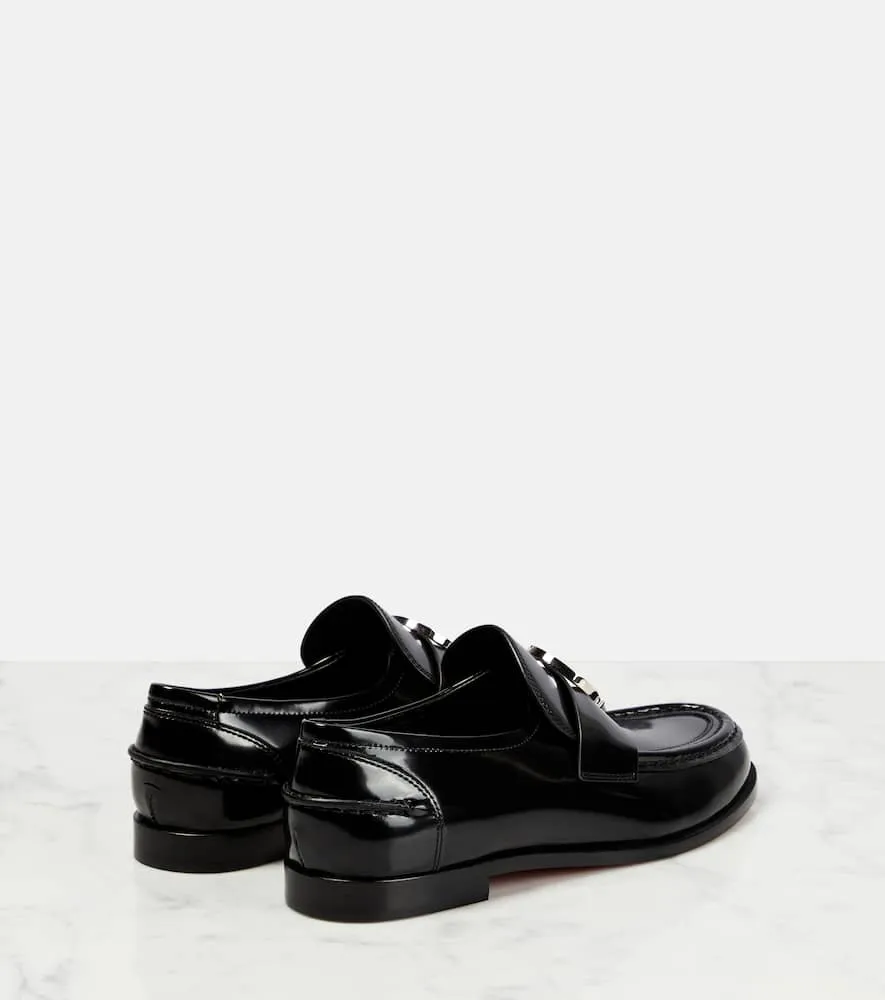 Christian Louboutin CL Moc leather loafers Dr Martin Loafers