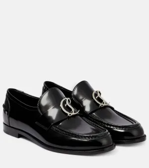Christian Louboutin CL Moc leather loafers Pointed Loafers