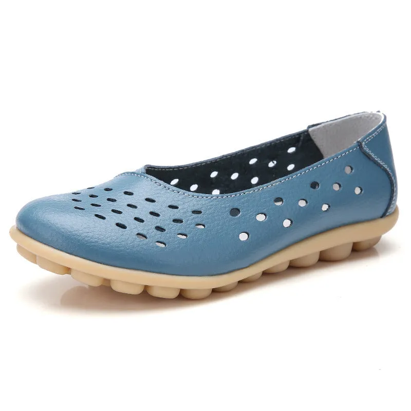 Cilool Pregnant Casual Flat Sole Single Women Shoes Loafers Outfit Skirt