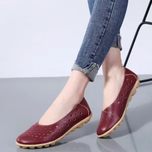 Cilool Pregnant Casual Flat Sole Single Women Shoes Modern Loafers