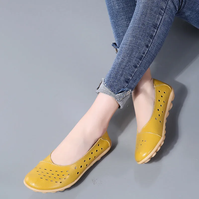 Cilool Pregnant Casual Flat Sole Single Women Shoes Ugg Penny Loafers