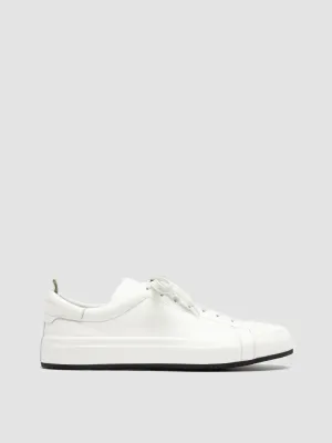 Premier Sneakers EASY 001 - White Leather Low Top Sneakers