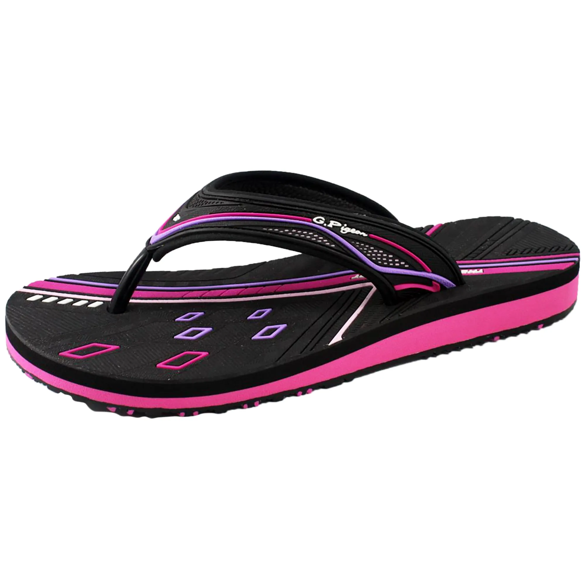 All In Motion Flip Flops Classic Flip Flops: 1564 Fuchsia