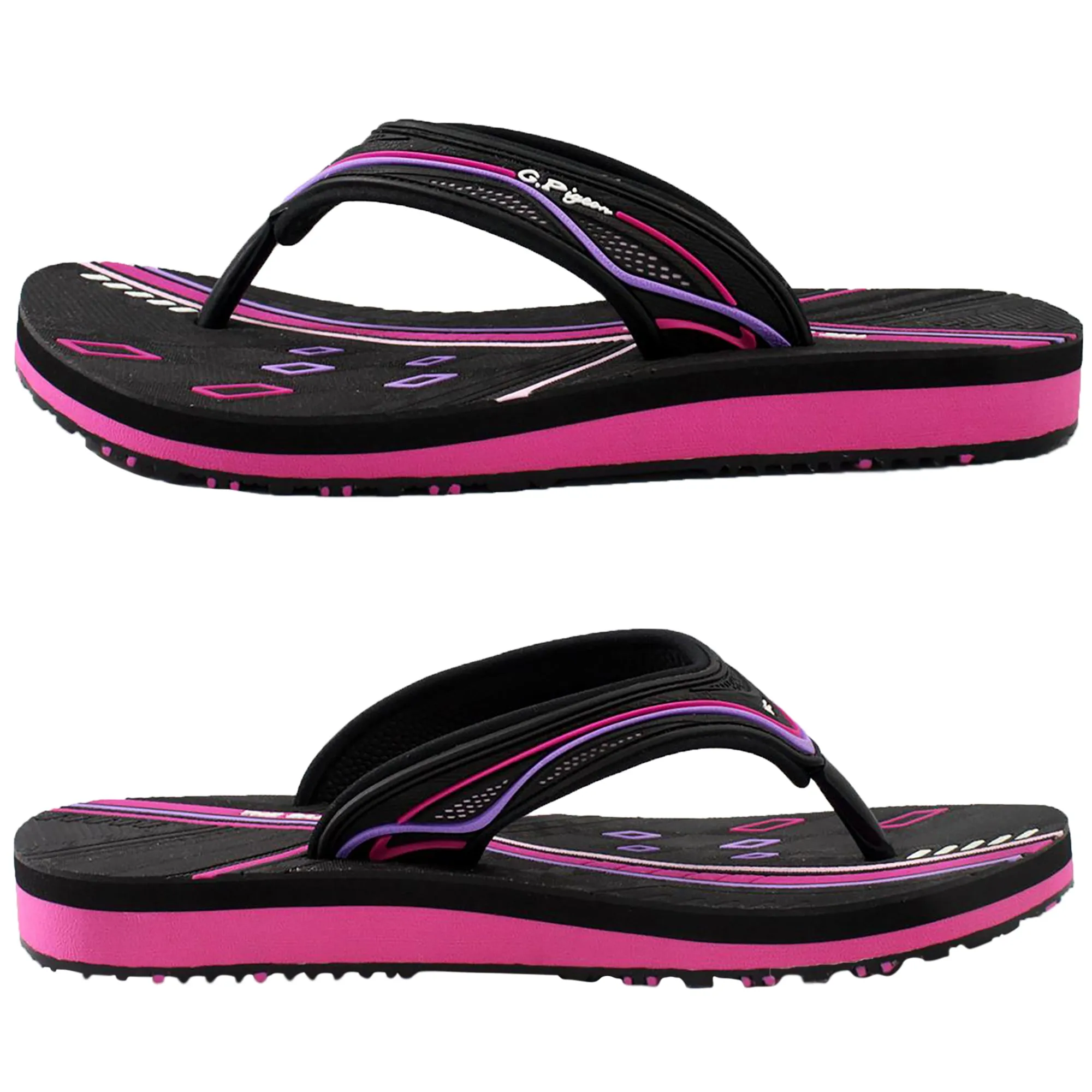 Ronaldo Flip Flops Classic Flip Flops: 1564 Fuchsia