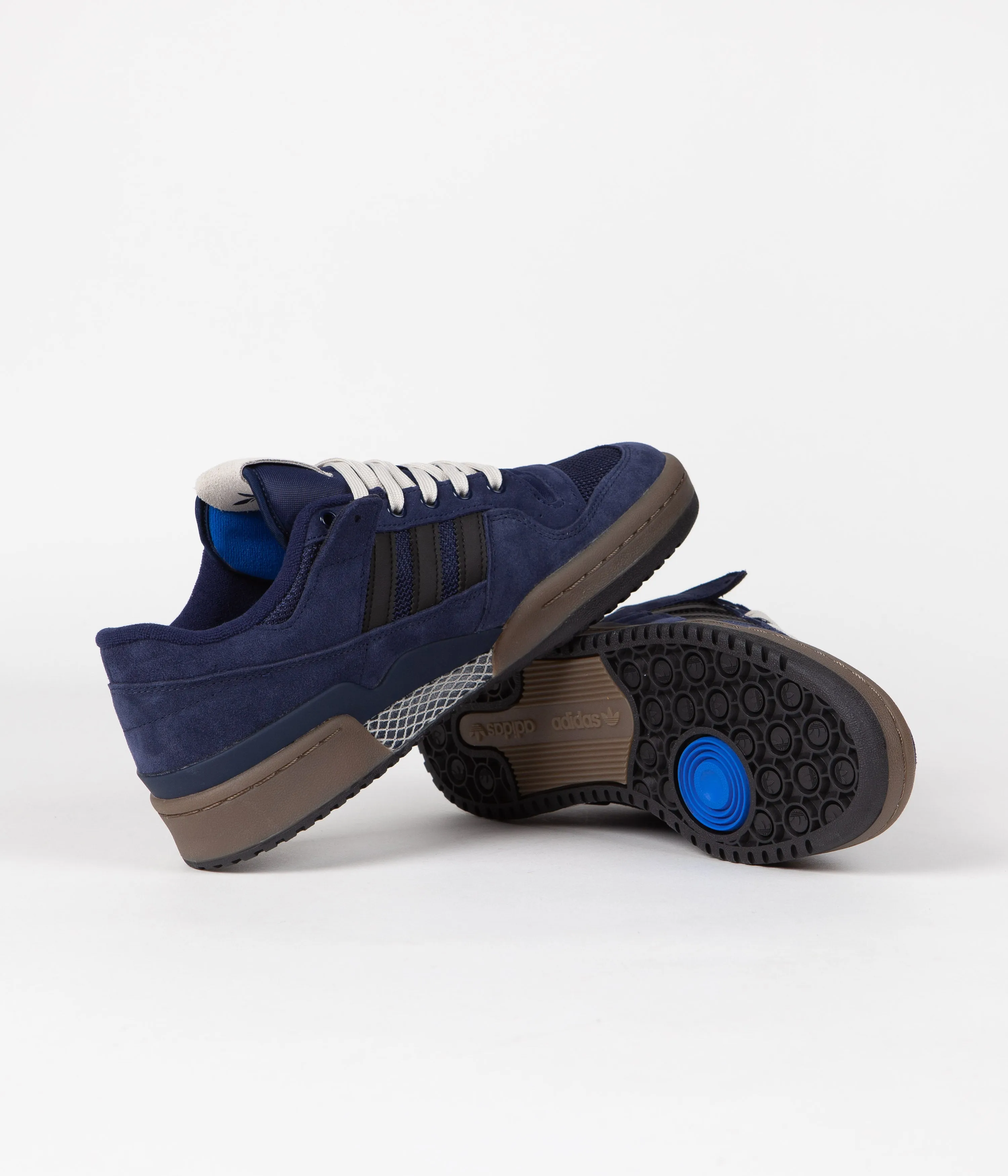 Adidas 2015 Soccer Shoes Adidas Forum 84 Low ADV Shoes - Collegiate Navy / Core Black / Bluebird