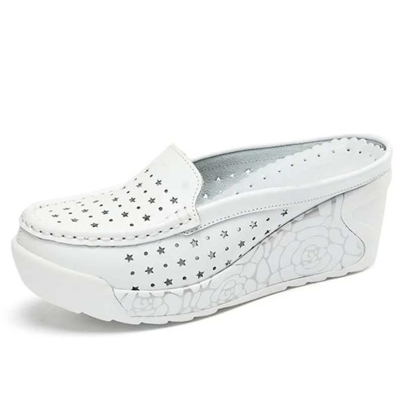 Kustom Flip Flops GKTINOO Summer Woman Shoes Platform Slippers Wedges Flip Flops Women High Heel Slippers For Women Casual Sandals Female Shoes