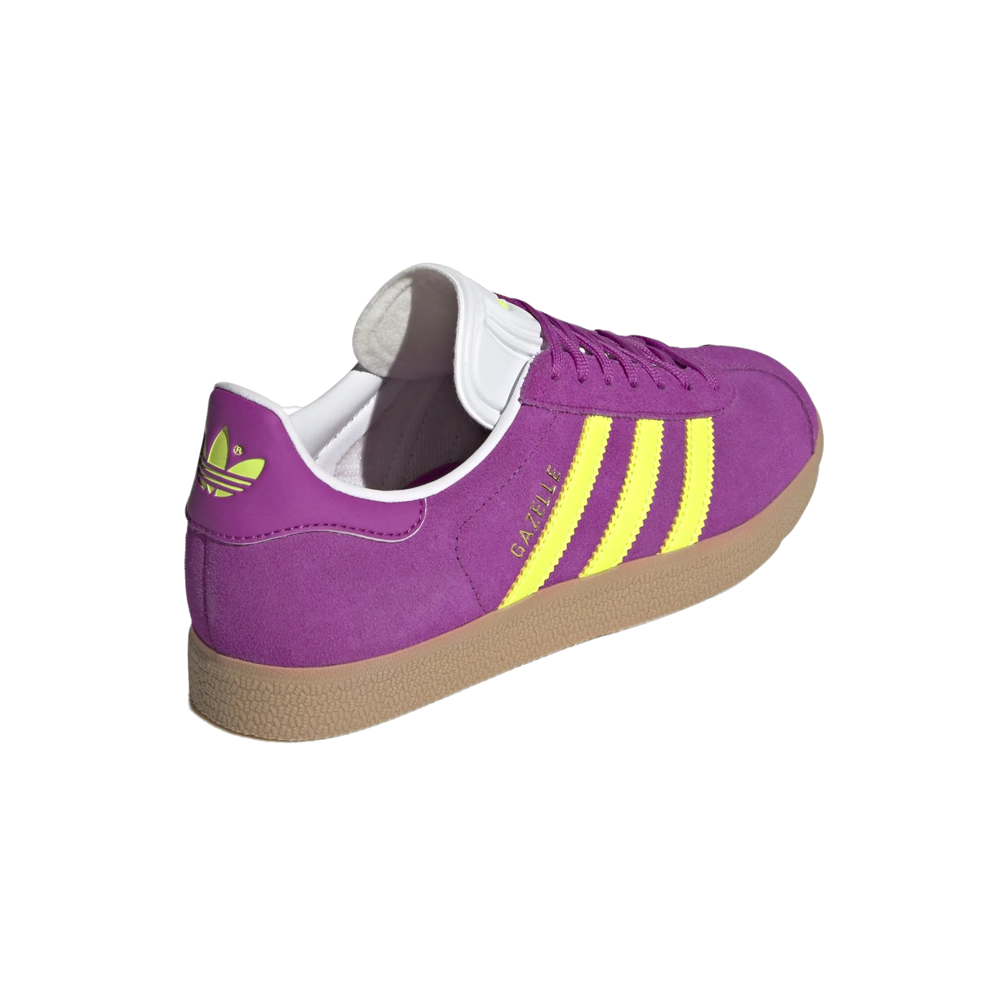 Adidas Sports Shoes Running Adidas Women's Gazelle Shoes - Purple Burst / Solar Yellow / Offwhite