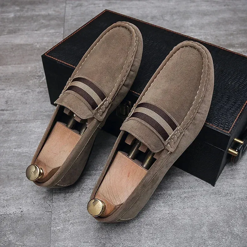 Mens Shoes Leather Male Men's Men Sneakers Shoes for Men Luxury Designer Brand Casual Loafers Flat Flats Leather Man Shoes Shoes Cute Flats