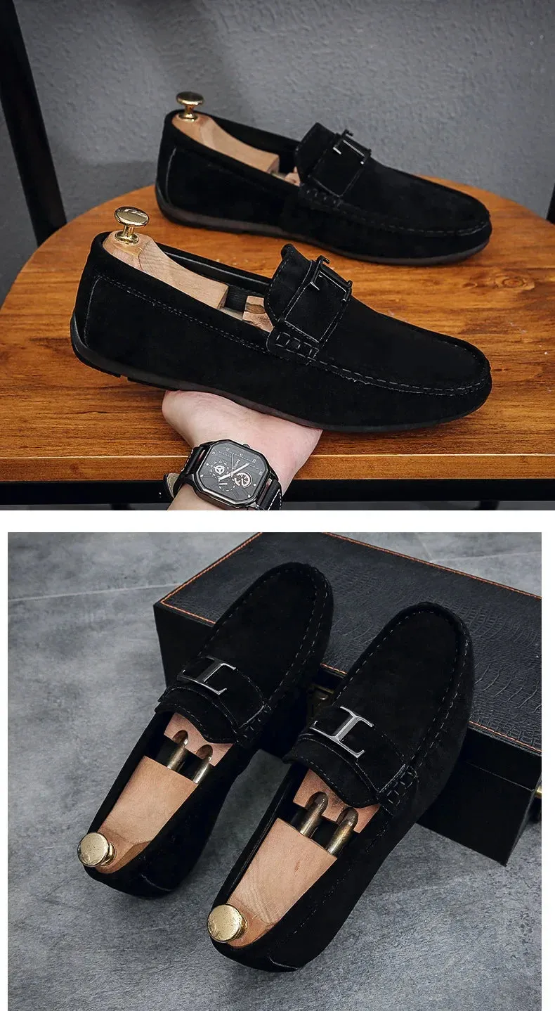 Cute Cheap Flat Shoes Mens Shoes Leather Male Men's Men Sneakers Shoes for Men Luxury Designer Brand Casual Loafers Flat Flats Leather Man Shoes
