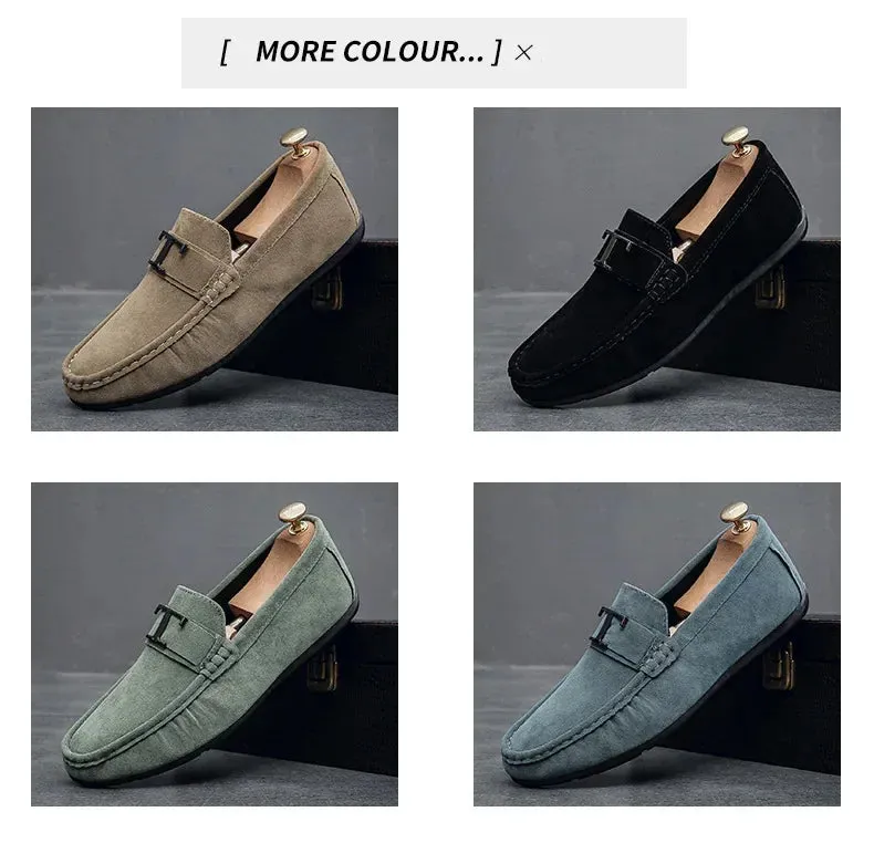 Mens Shoes Leather Male Men's Men Sneakers Shoes for Men Luxury Designer Brand Casual Loafers Flat Flats Leather Man Shoes Flat Shoes With Leggings