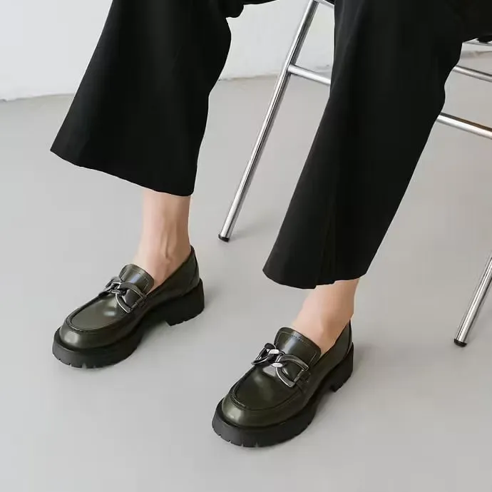 Brooklyn Loafers JONAK PARIS FLAT HEEL LOAFERS WITH BITES
