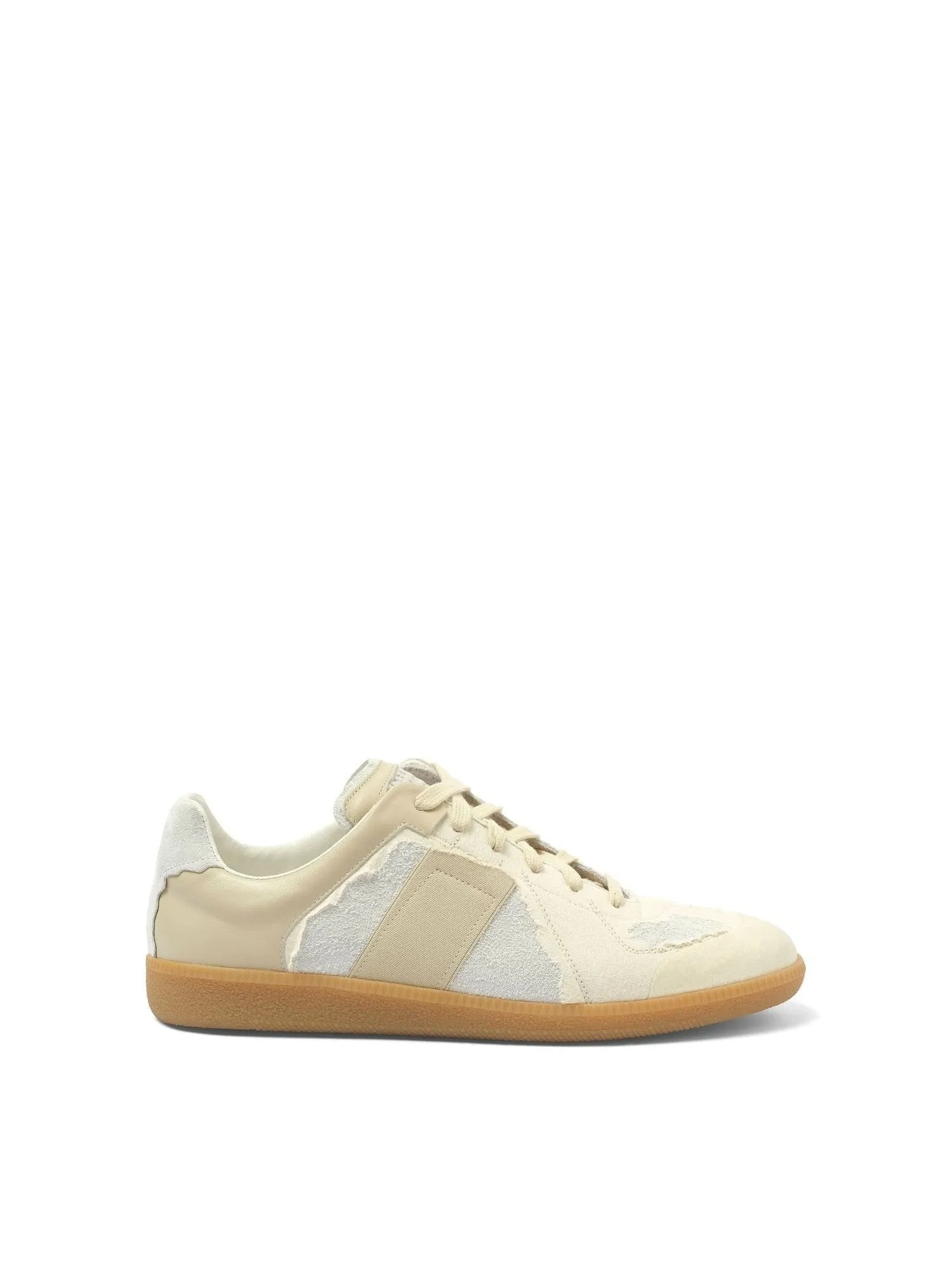 Replica Inside Out Sneaker in White Sneakers 7.5