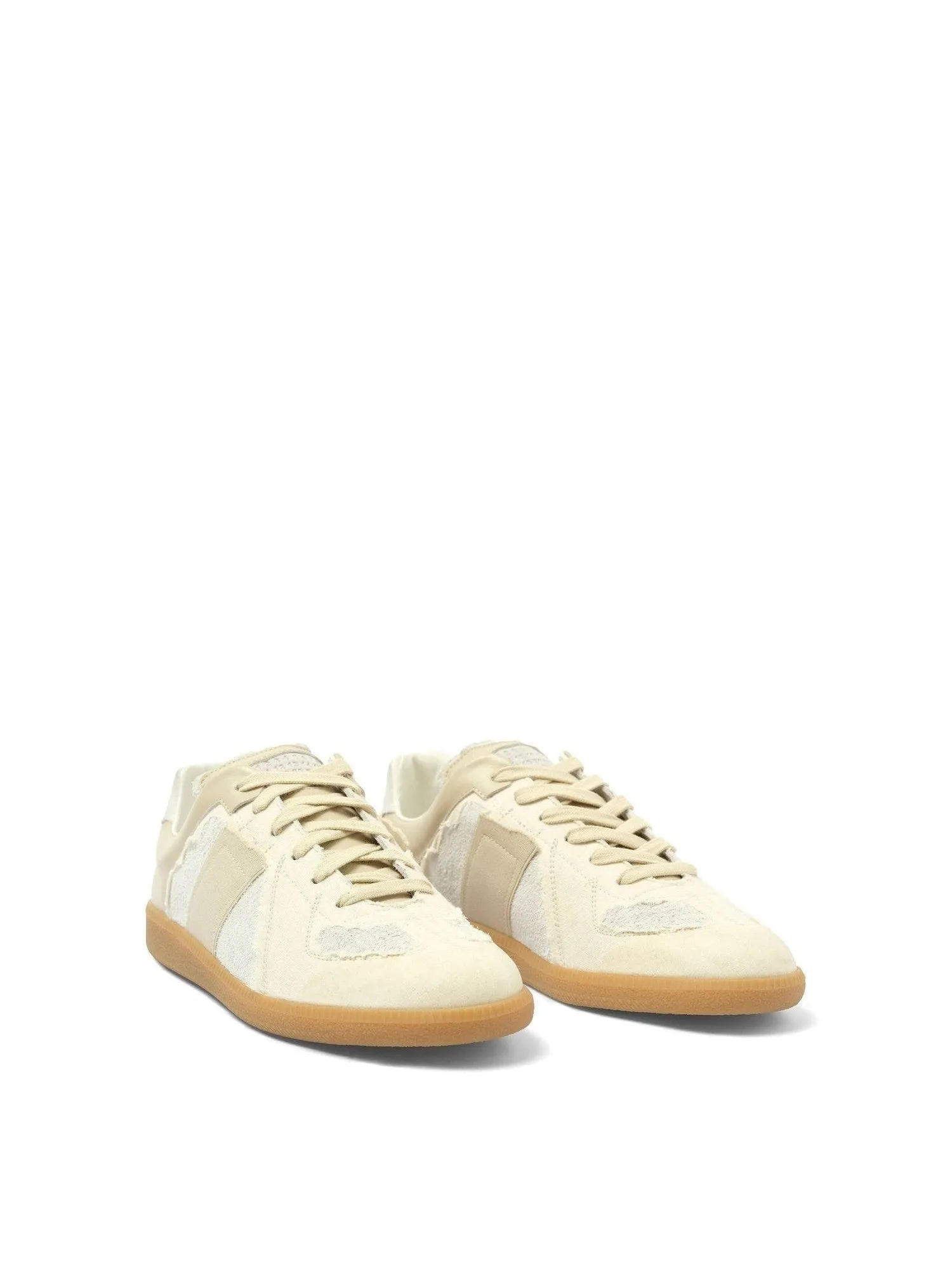 Replica Inside Out Sneaker in White Silver Sneakers Workout