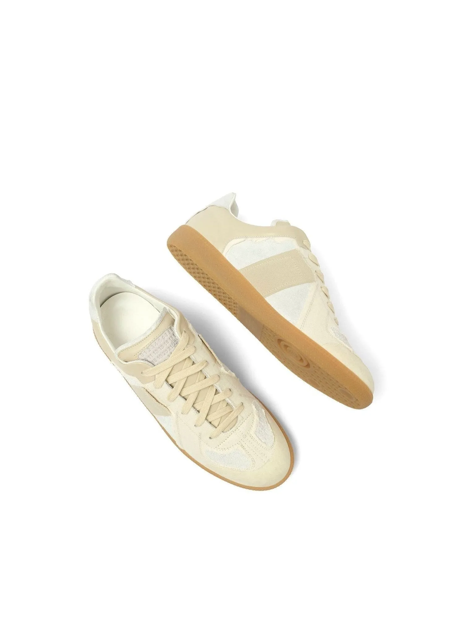 Size 1 Sneakers Replica Inside Out Sneaker in White