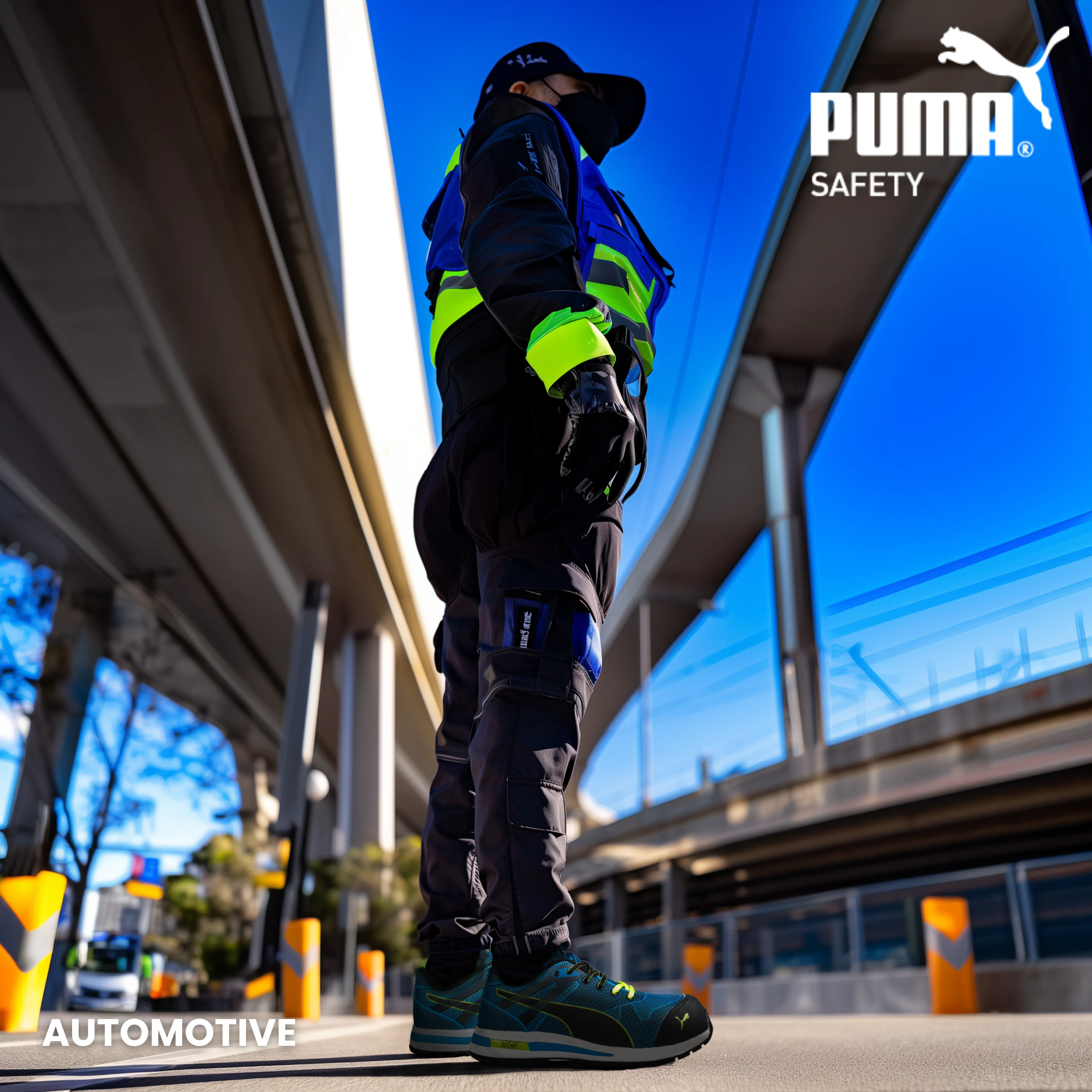 Asics Gt-2000 12 Running Shoes PUMA Blaze Knit Blue/Black (PUM643067)