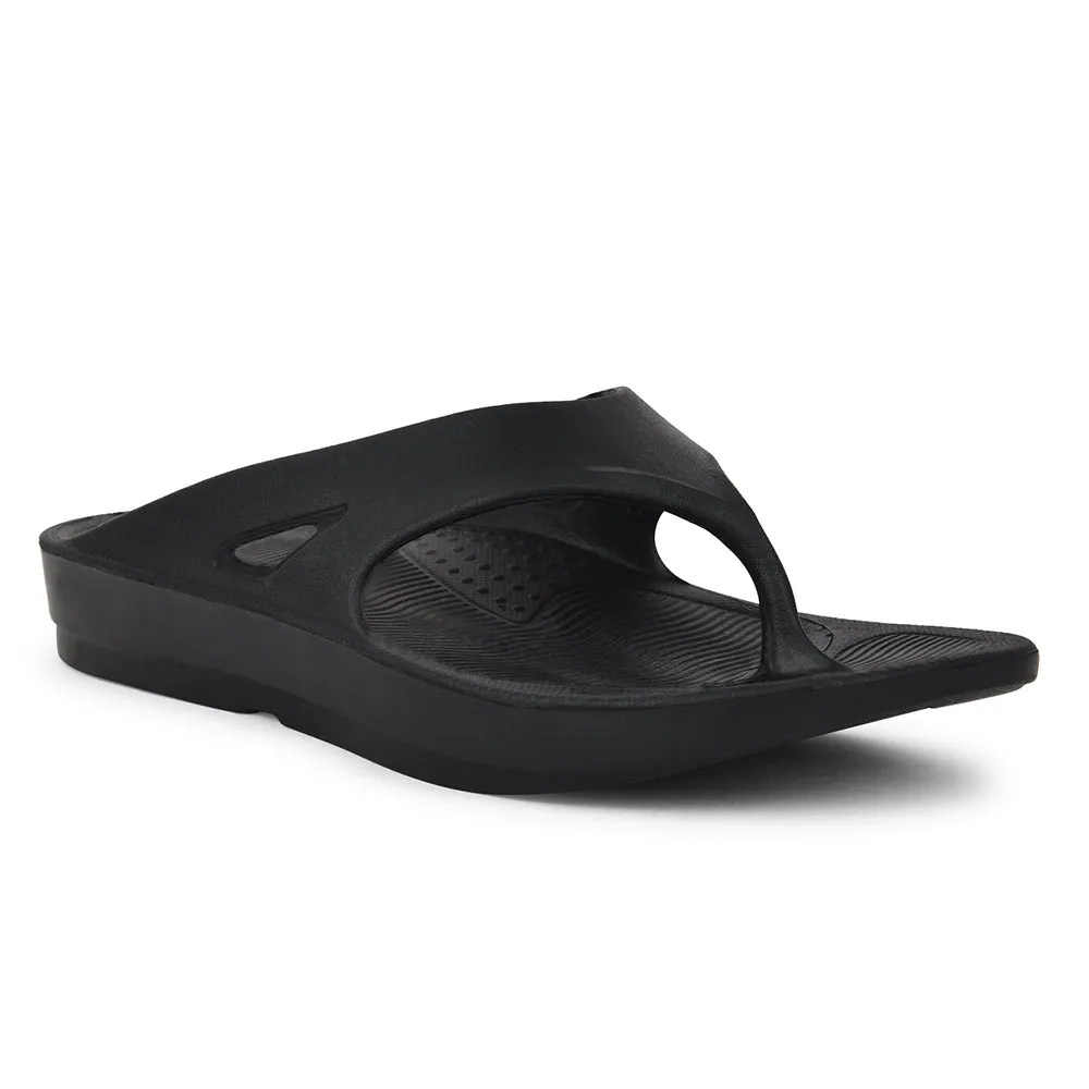 Minimalist Slides A-HA Casual Black Slippers For Men STEP-STAR By Liberty