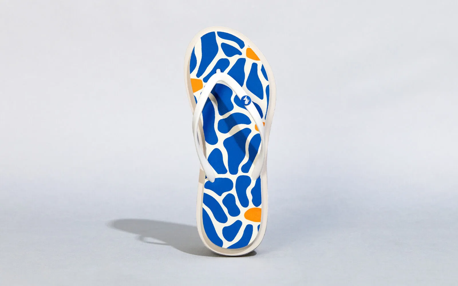 Printed Flip Flops : Blue Best Walking Flip Flops