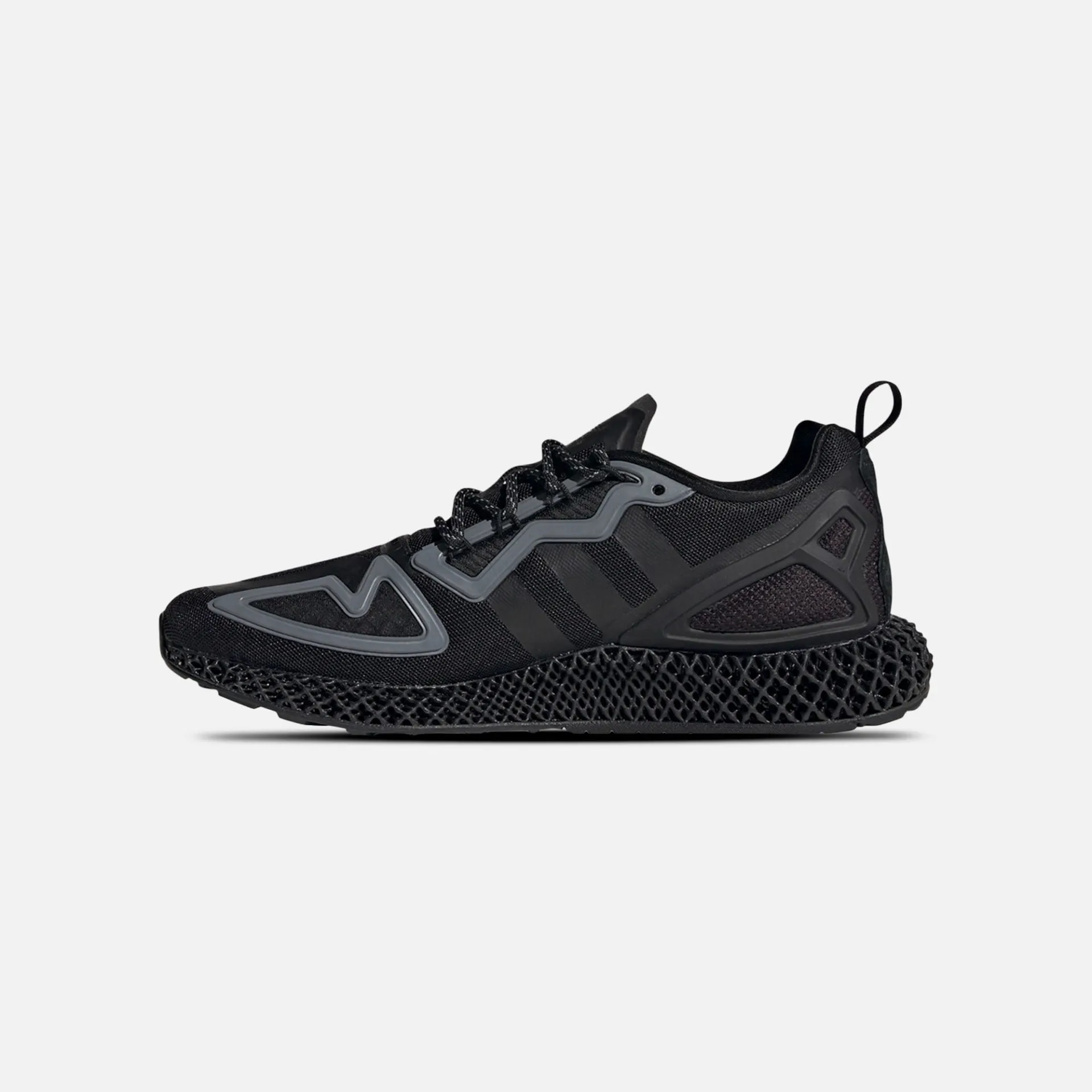 Adidas Originals | ZX 2K 4D TRIPLE BLACK Adidas Shoes With Fur