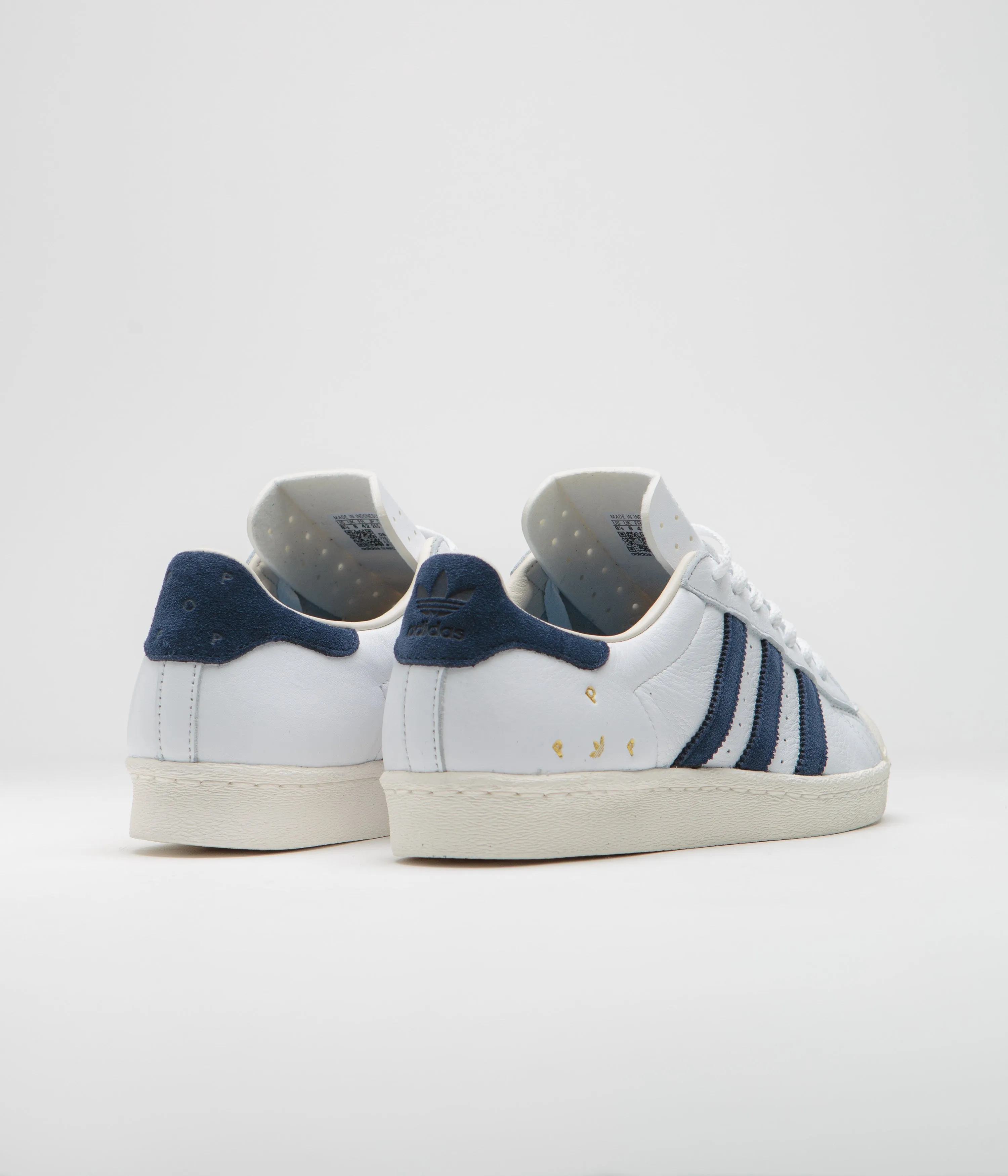 Adidas Run 70s 2.0 Shoes Adidas x Pop Trading Company Superstar ADV shoes - FTWR White / Collegiate Navy / Chalk White