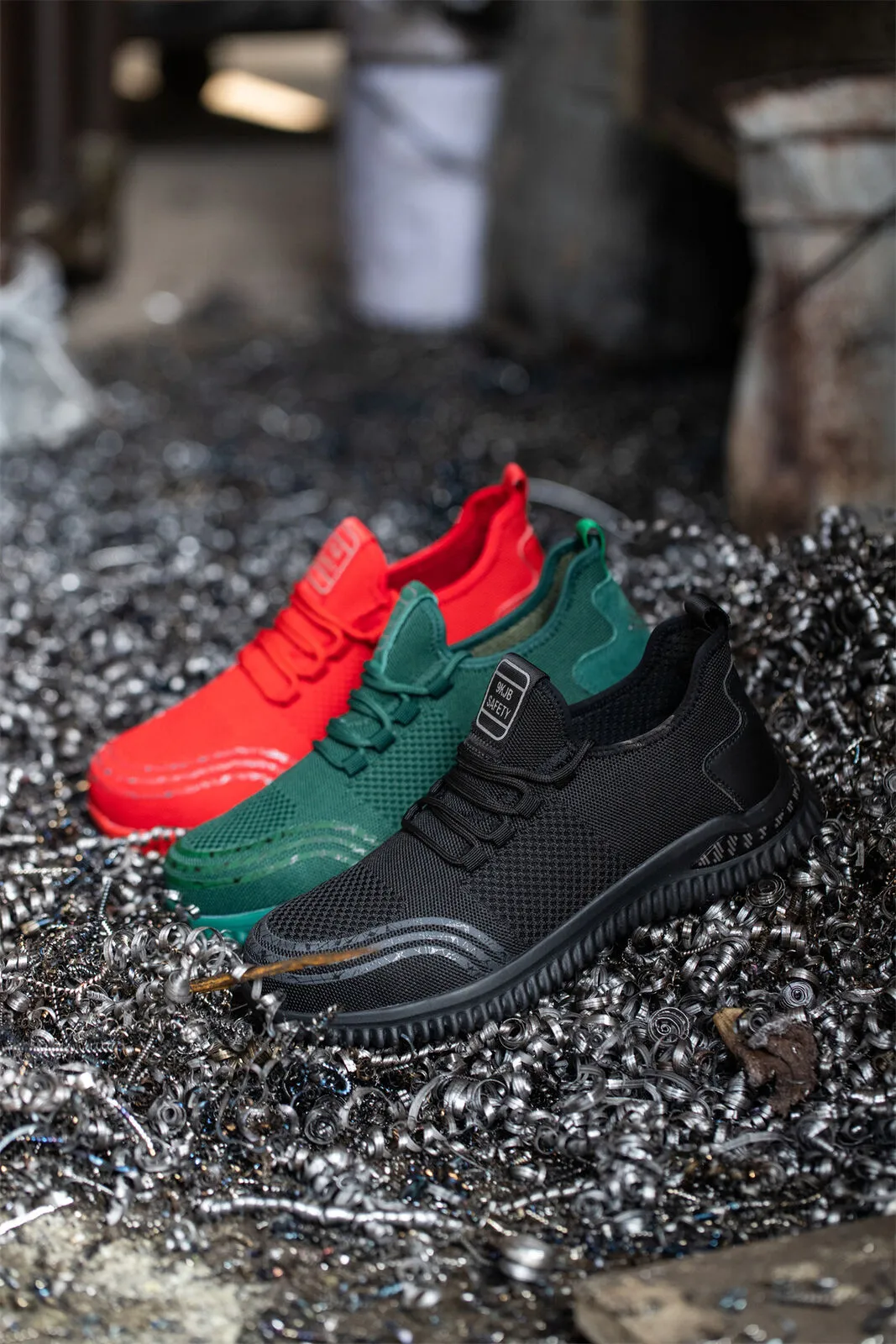 Composite Steel Toe Shoe Men Indestructible Safety Sneaker Comfortable Work Shoes Most Comfortable Work Boots For Factory Workers