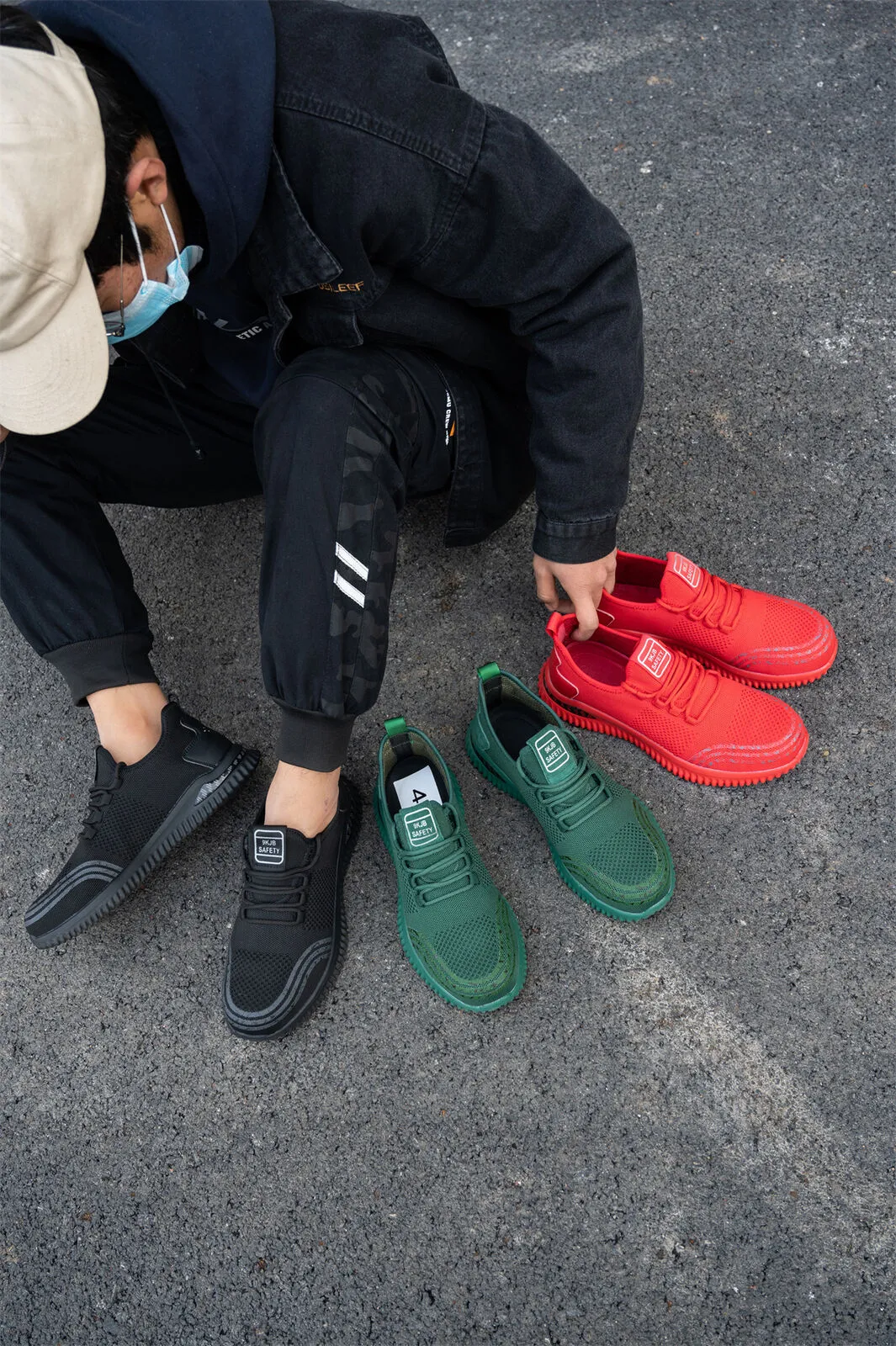 Light Boots For Work Composite Steel Toe Shoe Men Indestructible Safety Sneaker Comfortable Work Shoes