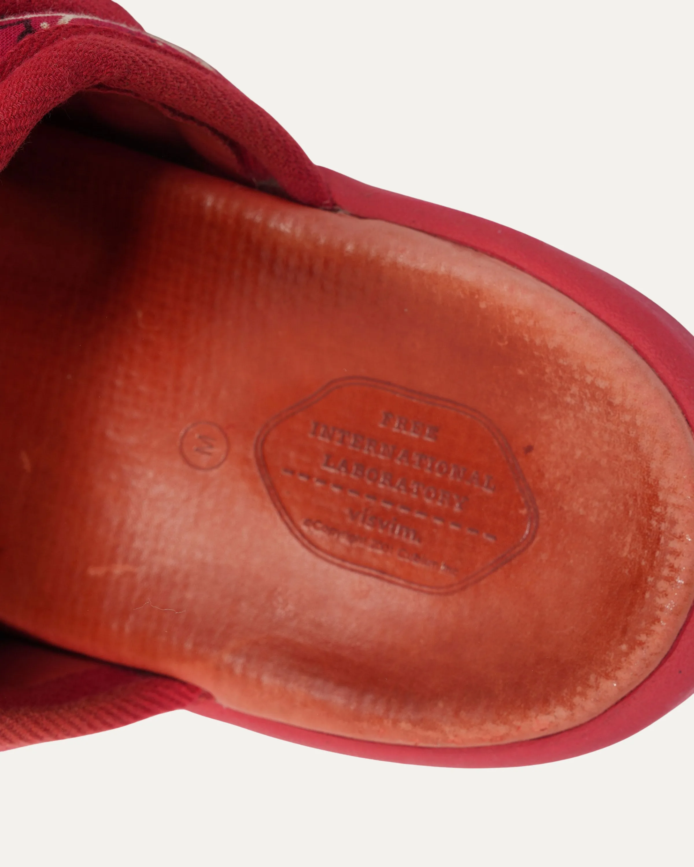 Red Paisley Bandana Christo Sandals Back Strap Sandals