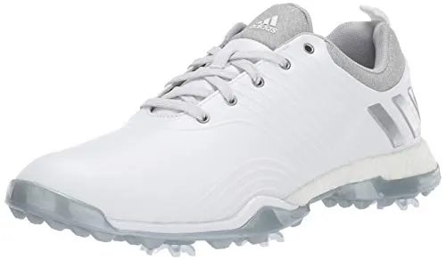 adidas Women's Adipower 4ORGED Golf Shoe, FTWR White/Silver Metallic/Clear Onix, 9 M US Adidas Adizero Prime Sp 3 Strung Track And Field Shoes