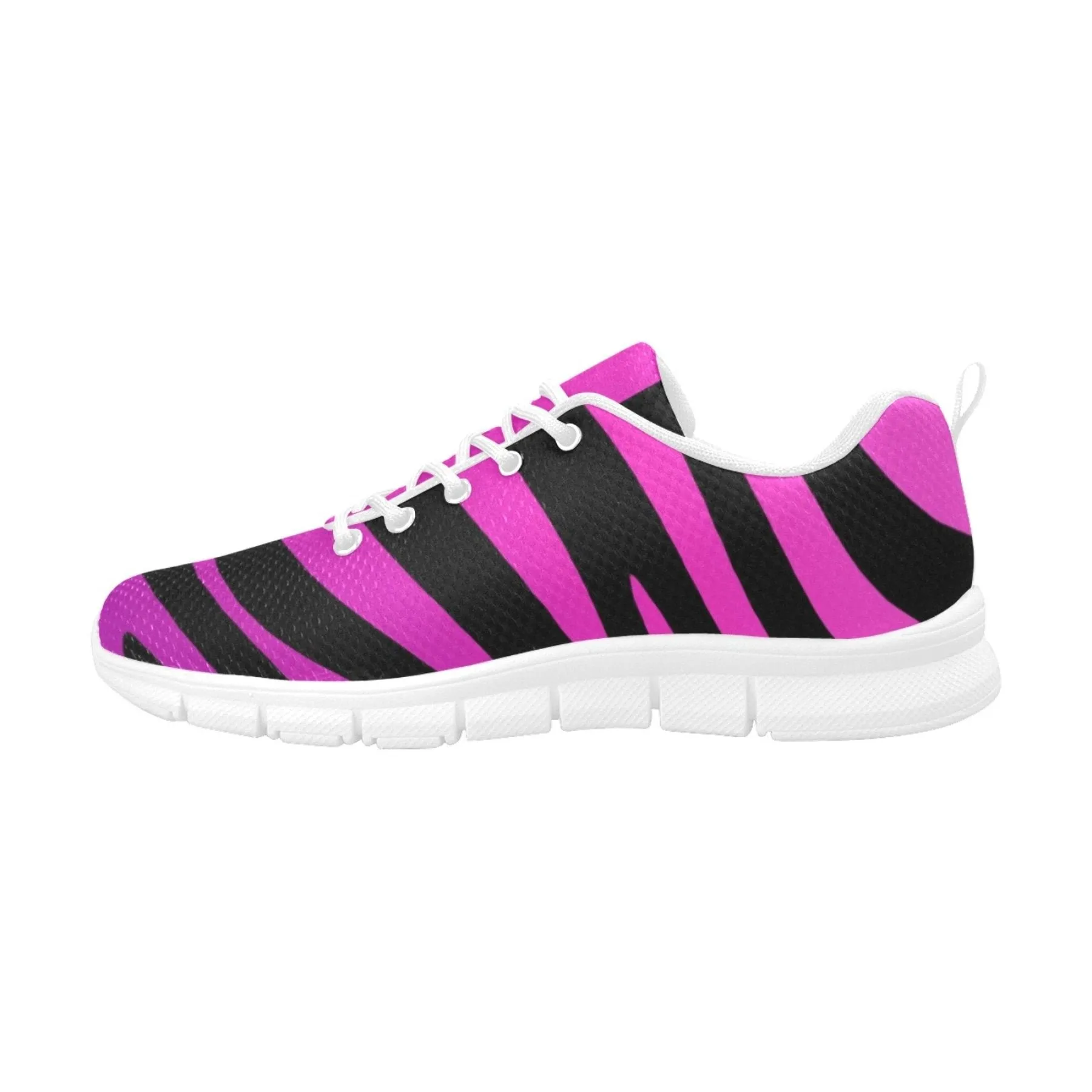 Best Running Shoes For Stability Uniquely You Womens Sneakers, Black Strip and Purple Running Shoes by inQue.Style