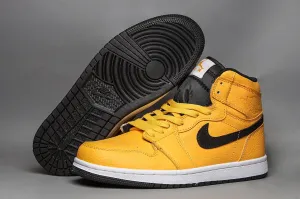 Nike Air Jordan 1 Mid 'University Gold' Sneaker Shoes Sale Men Size 7-12 Shoes Asics Tiger