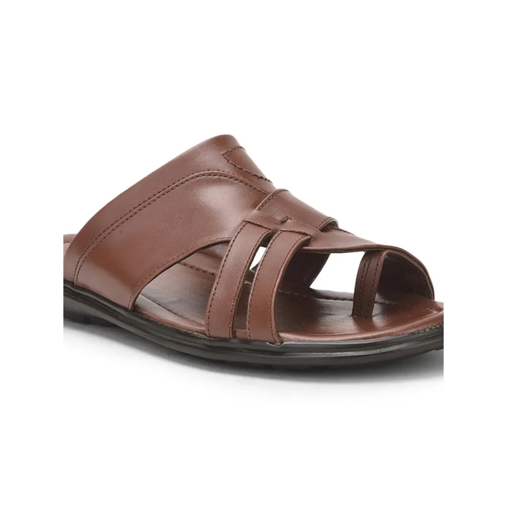 Nail Varnish Coolers Casual Tan Toe Ring Slipper For Men LG-735 By Liberty