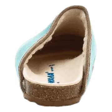 Muffy Suede Green Fireside Hybrid Slippers