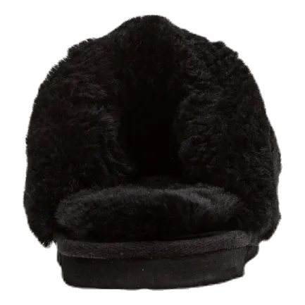 Wide Toe Slippers Svava Black