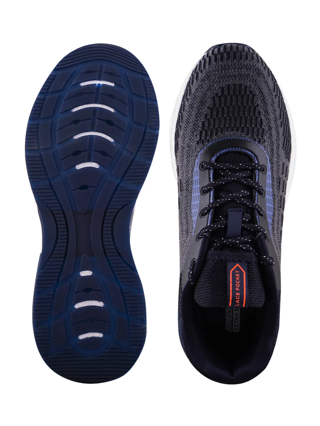 CRUISER Navy Men's Running Shoes Best Flat Feet Running Shoes