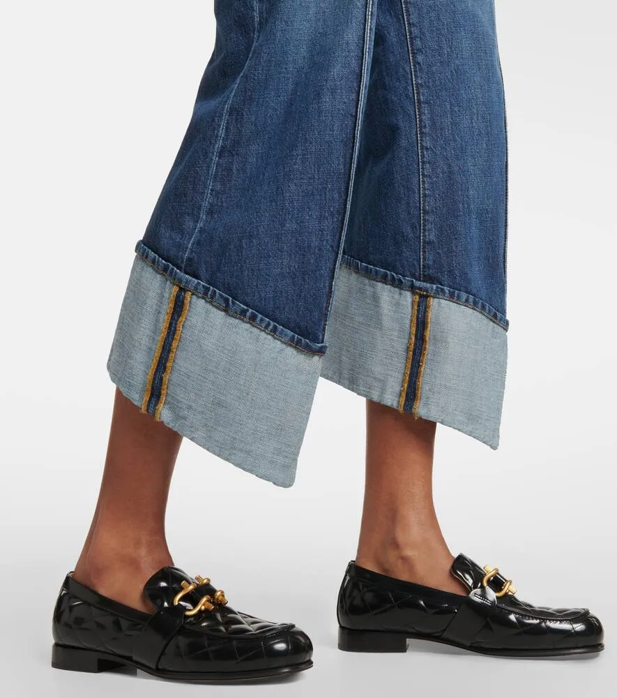 Double G Loafers Bottega Veneta Monsieur quilted leather loafers