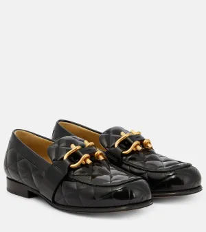 Penny Loafers Cheap Bottega Veneta Monsieur quilted leather loafers