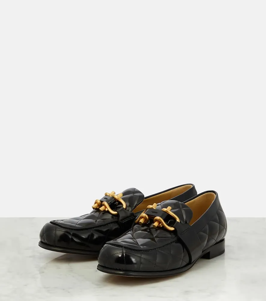 Bottega Veneta Monsieur quilted leather loafers Eckhaus Latta Loafers
