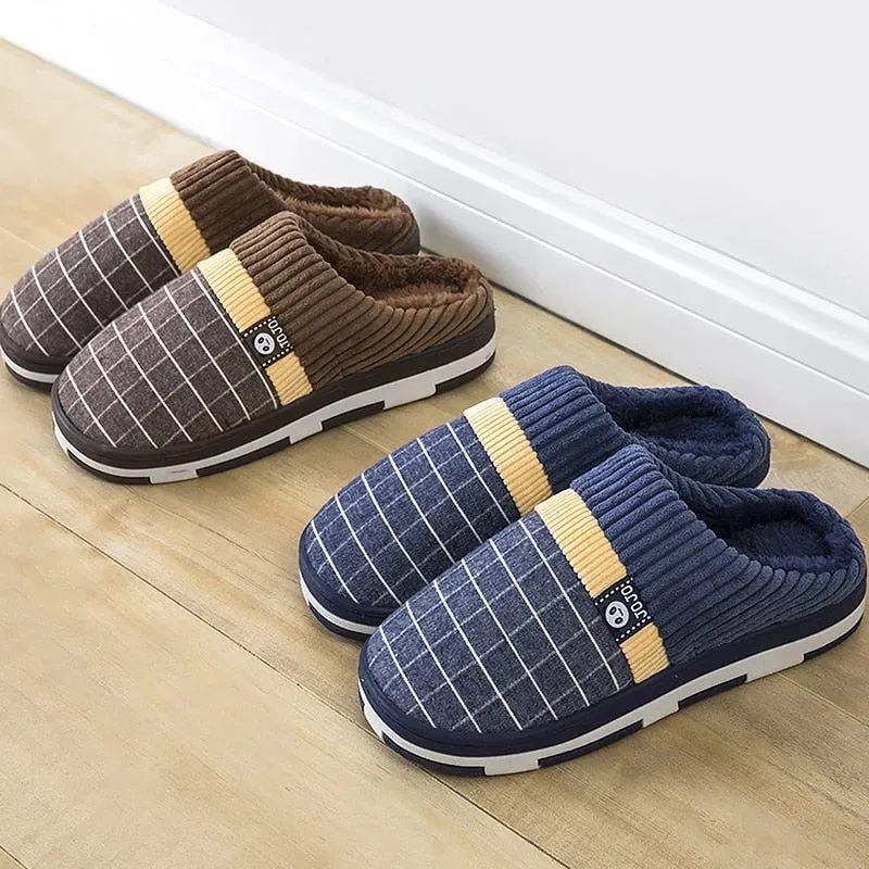 Slippers At Target Cuzcare Men Winter Slippers Warm Round Toe Soft Home Shoes
