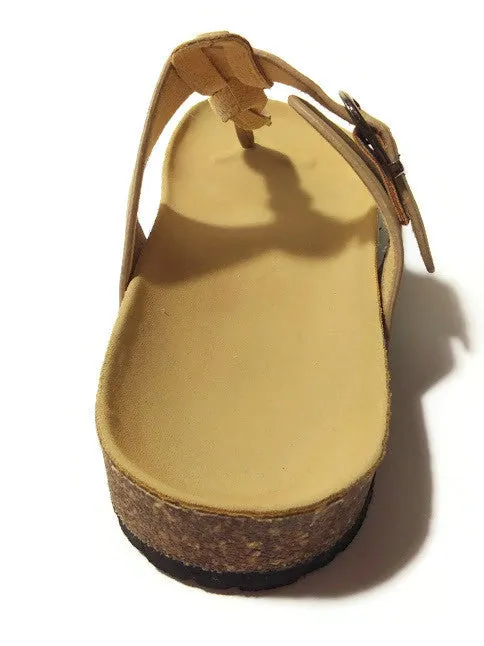 Women's Sandals Flat Thong Flip Flop Summer Shoes Beige Size 7 Luxury Sandals