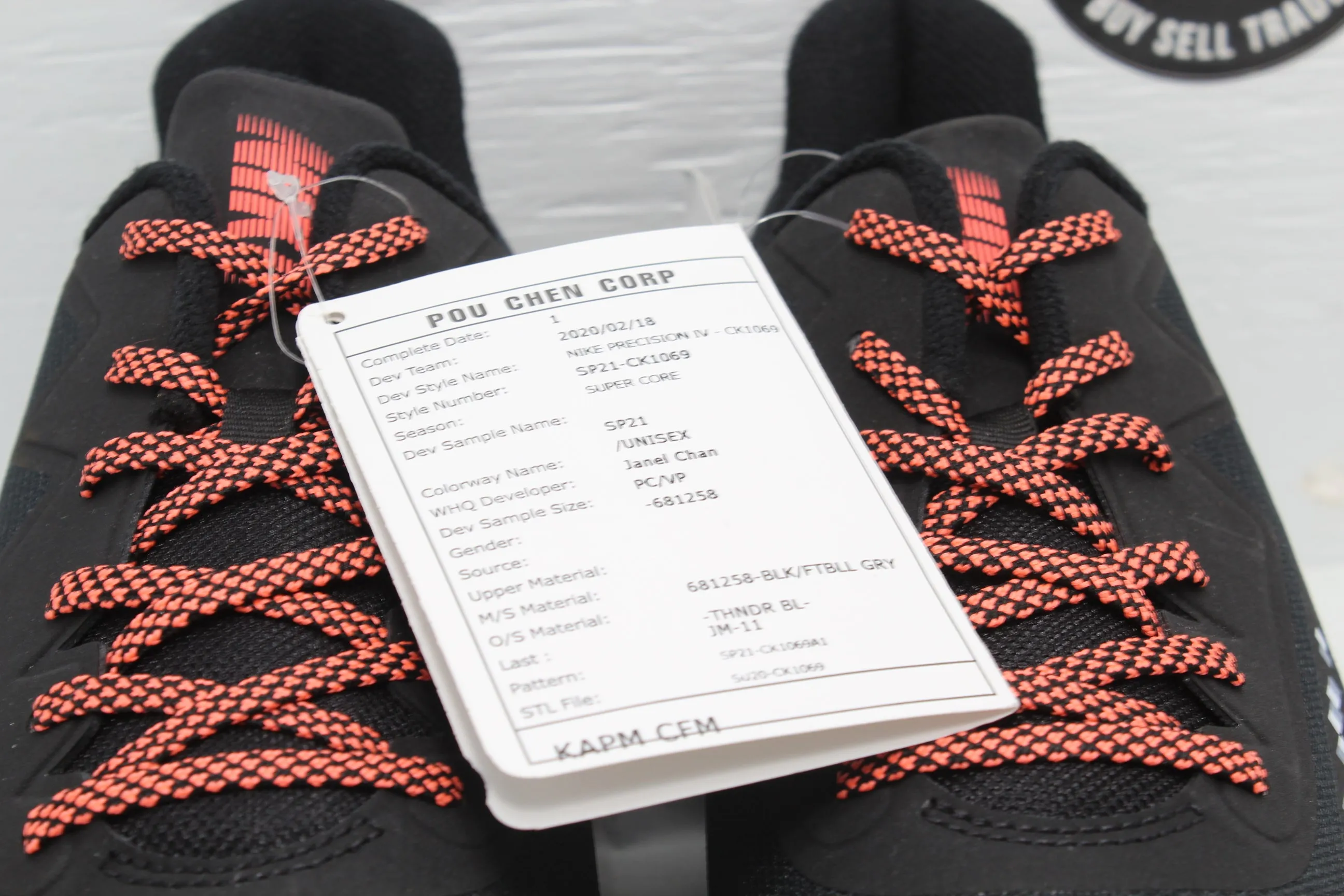 Nike Precision 4 Pixelated Swoosh Sample Asics Platform Tennis Shoes