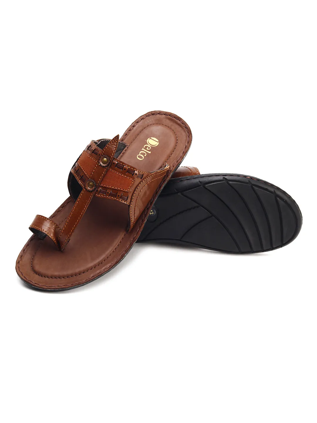 Delco Men Kolhapuri Slip-Ons Loafers Slip Ons