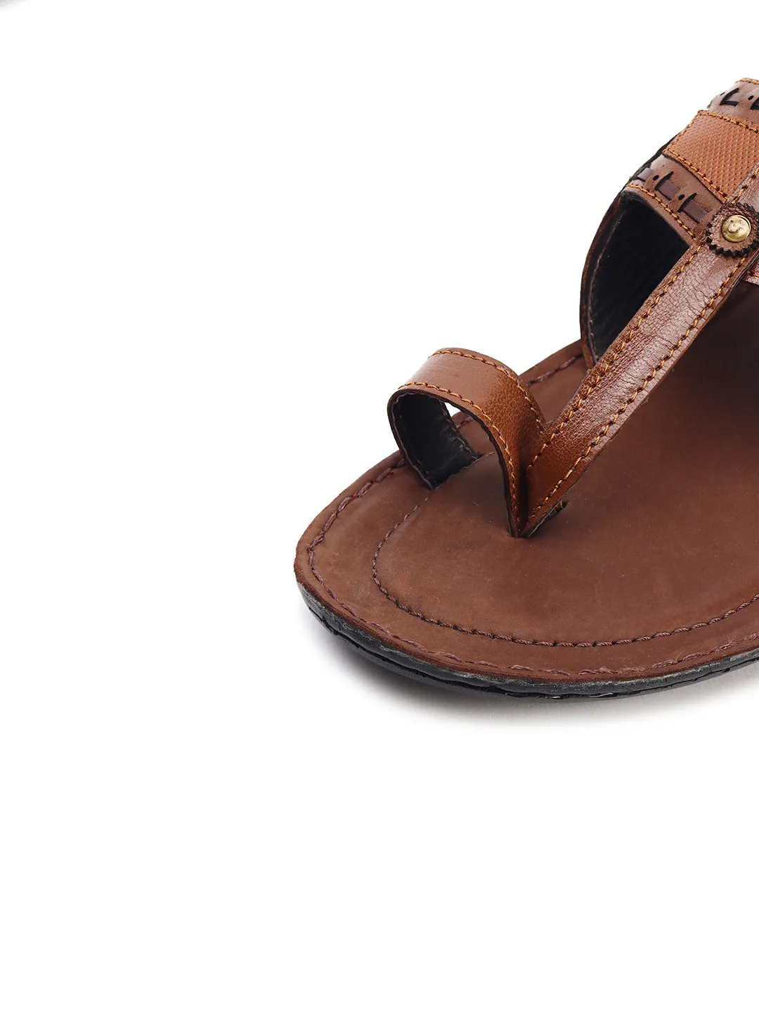 Slip On Chunky Shoes Delco Men Kolhapuri Slip-Ons