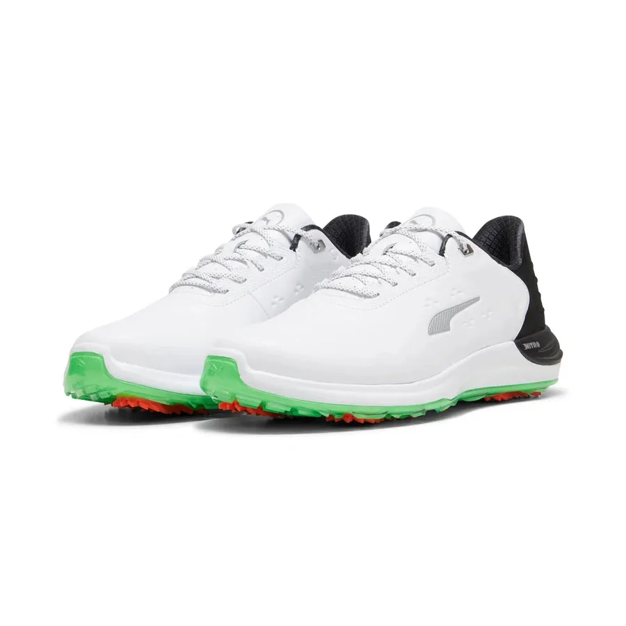 Squid Games Puma Shoes Puma PHANTOMCAT NITRO Golf Shoes - White/Green