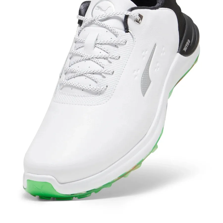 Puma Shoes Lace Up Puma PHANTOMCAT NITRO Golf Shoes - White/Green