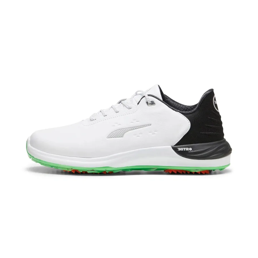 Puma PHANTOMCAT NITRO Golf Shoes - White/Green New Puma Lamelo Ball Shoes