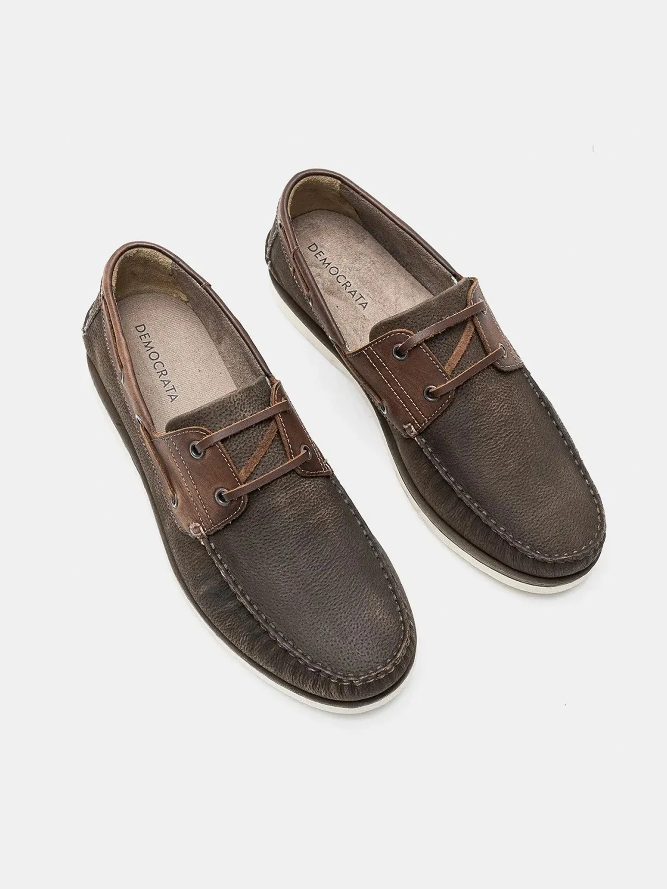 Democrata Men's Denim Deck Moccasin Loafers Size 6