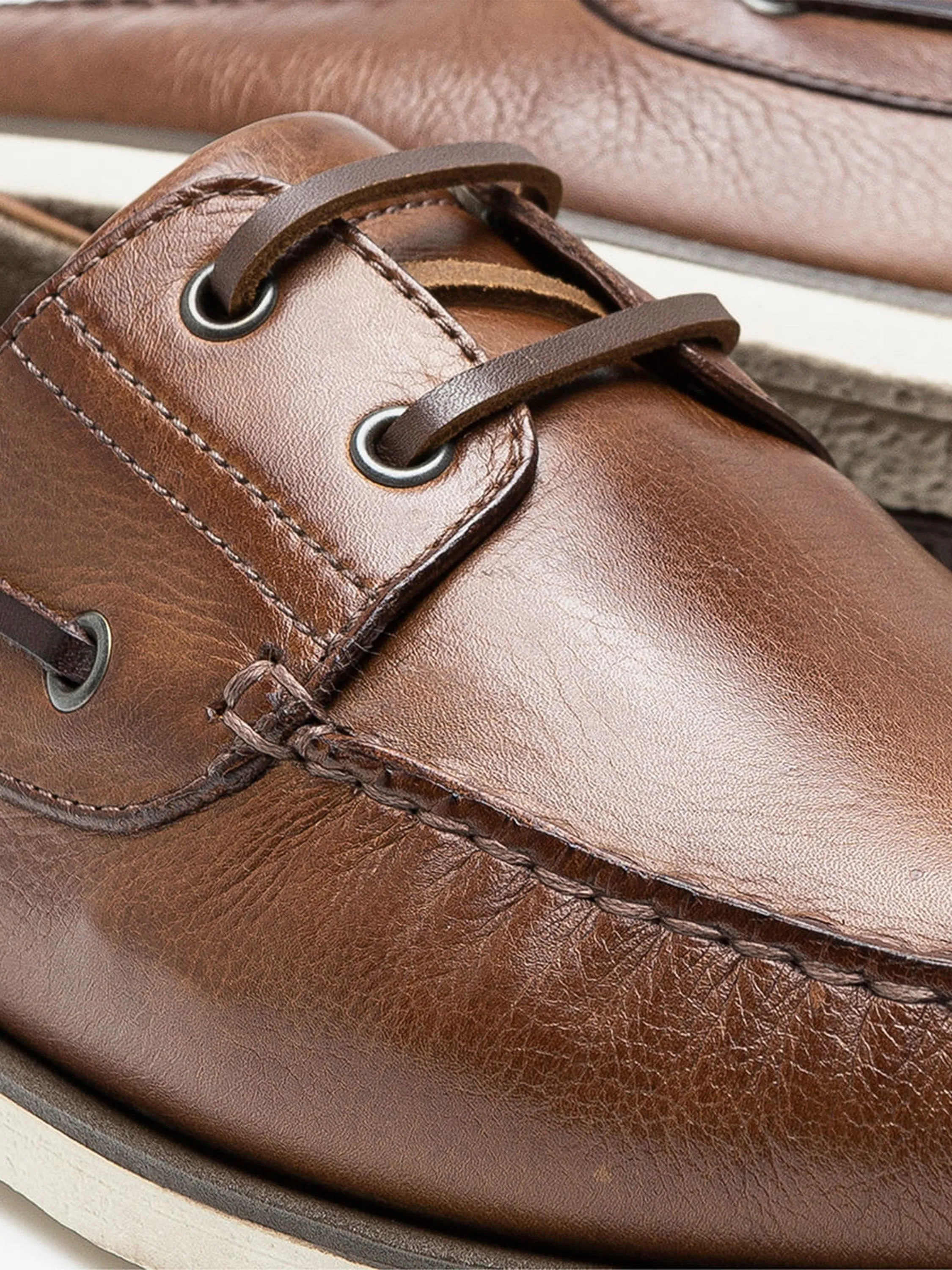 Democrata Men's Sider Garage Deck Boat Shoes Moccasin-seam Loafers